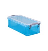 Really Useful Box Really Useful Box 0,9 liter, transparant helblauw