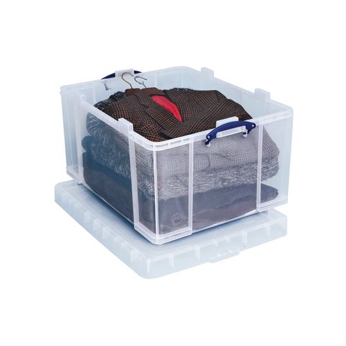 Really Useful Box Really Useful Box opbergdoos 145 liter, transparant