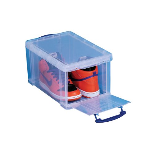 Really Useful Box Really Useful Box opbergdoos 14 liter met opening aan de voorkant, transparant