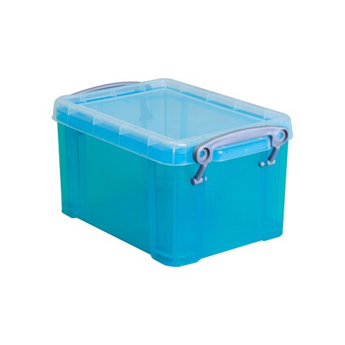 Really Useful Box Really Useful Box 1,6 liter, transparant helblauw
