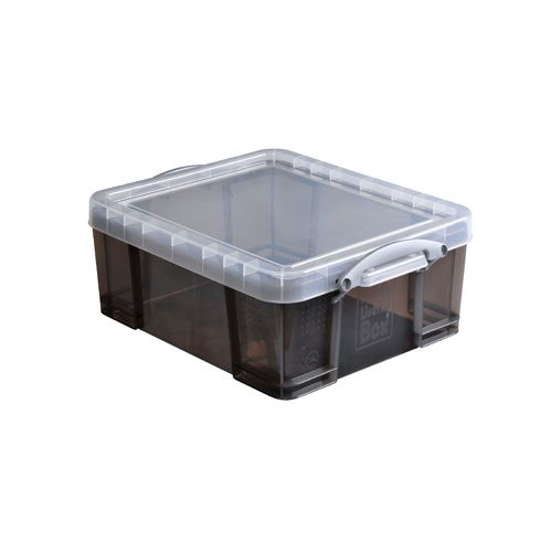 Really Useful Box Really Useful Box opbergdoos18 liter, transparant gerookt
