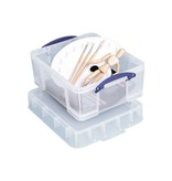 Really Useful Box Really Useful Box opbergdoos 18 liter XL, transparant