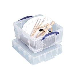 Really Useful Box Really Useful Box opbergdoos 18 liter XL, transparant