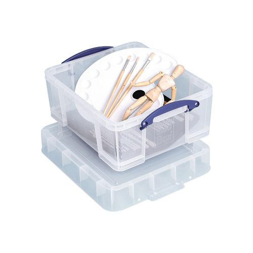 Really Useful Box Really Useful Box opbergdoos 18 liter XL, transparant