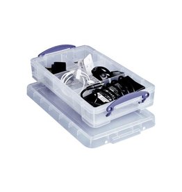 Really Useful Box Rub 25L + Divider Transparant [1st]