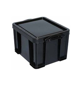 Really Useful Box Rub 35L Gerecycleerd Zwart [6st]