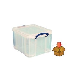 Really Useful Box Really Useful Box 35 liter, transparant, per stuk verpakt in karton