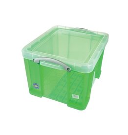Really Useful Box Really Useful Box opbergdoos 35 liter, transparant groen