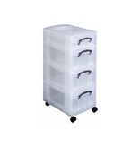 Really Useful Box Really Useful Box trolley met 4 opbergdozen