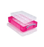 Really Useful Box Really Useful Box 4l met 2 dividers, transparant helroze
