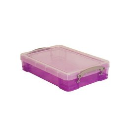 Really Useful Box Really Useful Box opbergdoos 4 liter, transparant paars