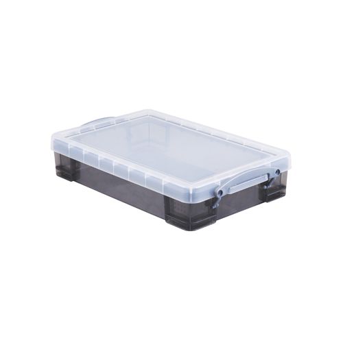 Really Useful Box Really Useful Box opbergdoos 4 liter, transparant gerookt