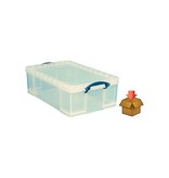 Really Useful Box Really Useful Box 50l, transparant, per stuk verpakt in karton