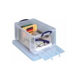 Really Useful Box Really Useful Box opbergdoos 64 liter met opening aan de voorkant, transparant