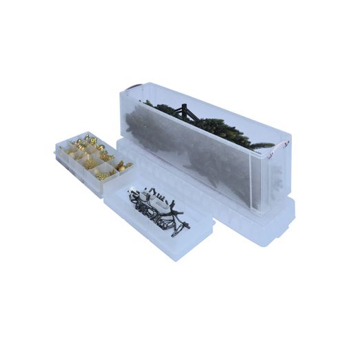 Really Useful Box Really Useful Box 77 liter met 2 dividers, transparant [6st]