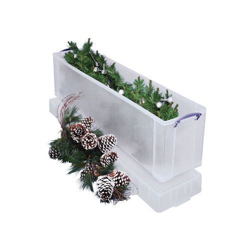 Really Useful Box Really Useful Box opbergdoos 77 liter, transparant