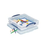 Really Useful Box Really Useful Box opbergdoos 7 liter met divider, transparant
