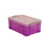 Really Useful Box Really Useful Box 9 liter, transparant paars