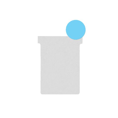 Nobo Nobo T-planbordkaarten index 2, ft 85 x 60 mm, lichtblauw