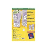 Avery Zweckform Avery Zweckform ronde etiketten, 60 mm, doos van 1.200 stuks, wit