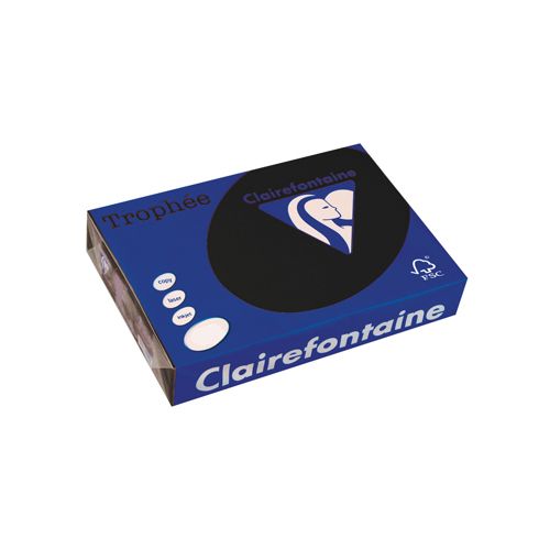 Clairefontaine Papier Clairefontaine Trophée Intens A4, 160 g, 250 vel, zwart