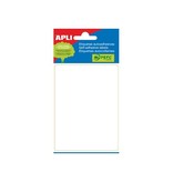 Apli Apli witte etiketten 81x110mm (bxh), 6st, 1 per blad (2688)