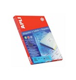 Apli Apli Witte etiketten 64x33,9mm (bxh) 2.400st 24/blad (2409)