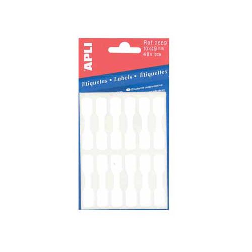 Apli Apli juweliersetiketten ft 10 x 49 mm (b x h), etui van 48 stuks, manueel te beschrijven