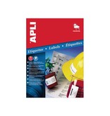 Apli Apli Weerbestendige etiketten ft 64,6 x 33,8 mm (b x h), 480 stuks, 24 per blad, doos van 20 blad