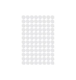 Apli Apli ronde etiketten in etui diameter 8 mm, wit, 480 stuks, 96 per blad (1183)