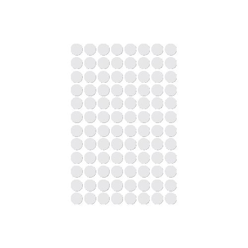 Apli Apli ronde etiketten in etui diameter 8 mm, wit, 480 stuks, 96 per blad (1183)