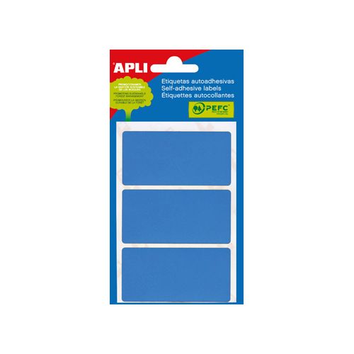 Apli Apli gekleurde etiketten in etui blauw (2072)