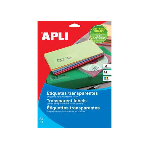 Apli Apli Transparante etiketten