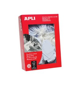 Apli Apli draadetiketten ft 50 x 70 mm (b x h) (396), doos van 400 stuks