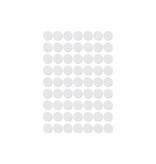 Apli Apli ronde etiketten in etui diameter 10 mm, wit, 378 stuks, 63 per blad (2660)