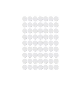 Apli Apli ronde etiketten in etui diameter 10 mm, wit, 378 stuks, 63 per blad (2660)