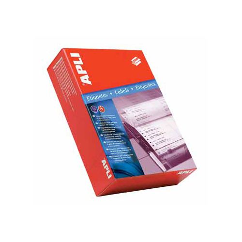 Apli Apli etiketten op kettingpapier 1 rij ft 88,9 x 36 mm (b x h) doos van 4000 stuks, breedte vel: 114,3 mm