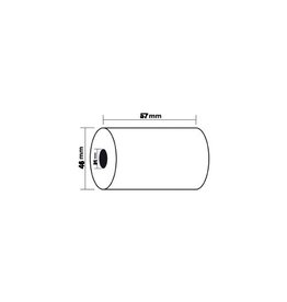 Exacompta Exacompta thermische rekenrol ft 57 mm, diameter +-46 mm, asgat 12 mm, lengte 24 meter, pak van 5 rol