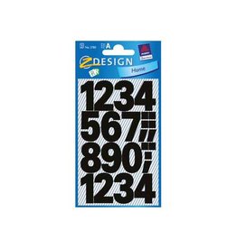 Avery Zweckform Etik 0-9 Waterpr Fl 25Mm Zw [1st]