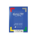 Gallery Gallery witte etik. 99,1x93,1mm ronde hoeken 600 etik.