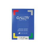 Gallery Gallery witte etik. 99,1x67,7mm ronde hoeken 800 etik.