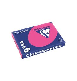 Clairefontaine Papier Trophee A3 80G 250V Fluo Roze [1st]