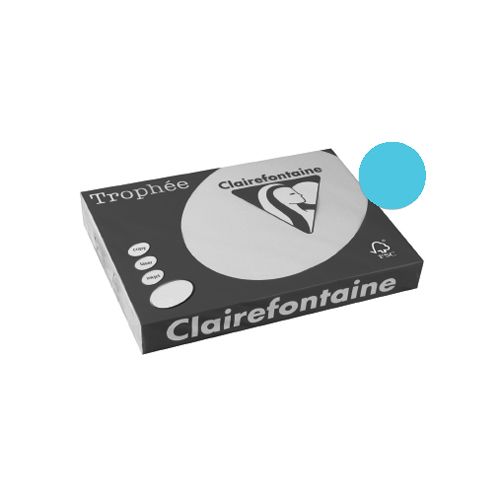 Clairefontaine Papier Clairefontaine Trophée Pastel A3, 160 g, 250 vel, azuurblauw