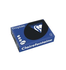 Clairefontaine Papier Clairefontaine Trophée Intens A4, 210 g, 250 vel, zwart