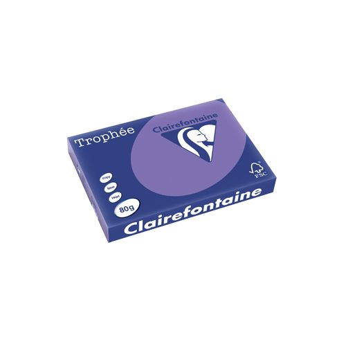 Clairefontaine Papier Clairefontaine Trophée Intens A3, 80 g, 500 vel, violet