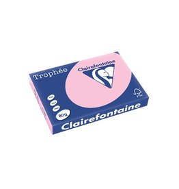 Clairefontaine Papier Clairefontaine Trophée Pastel A3, 80 g, 500 vel, roze