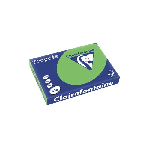 Clairefontaine Papier Clairefontaine Trophée Intens A3, 80 g, 500 vel, grasgroen