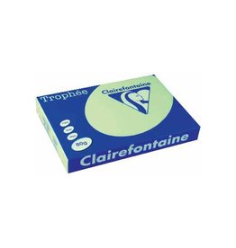 Clairefontaine Papier Clairefontaine Trophée Pastel A3, 80 g, 500 vel, groen