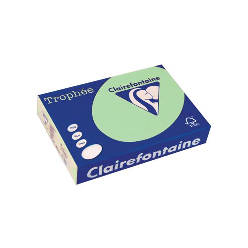 Clairefontaine Papier Clairefontaine Trophée Pastel A4, 80 g, 500 vel, natuurgroen