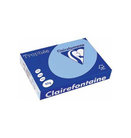 Clairefontaine Papier Clairefontaine Trophée Pastel A4, 80 g, 500 vel, helblauw